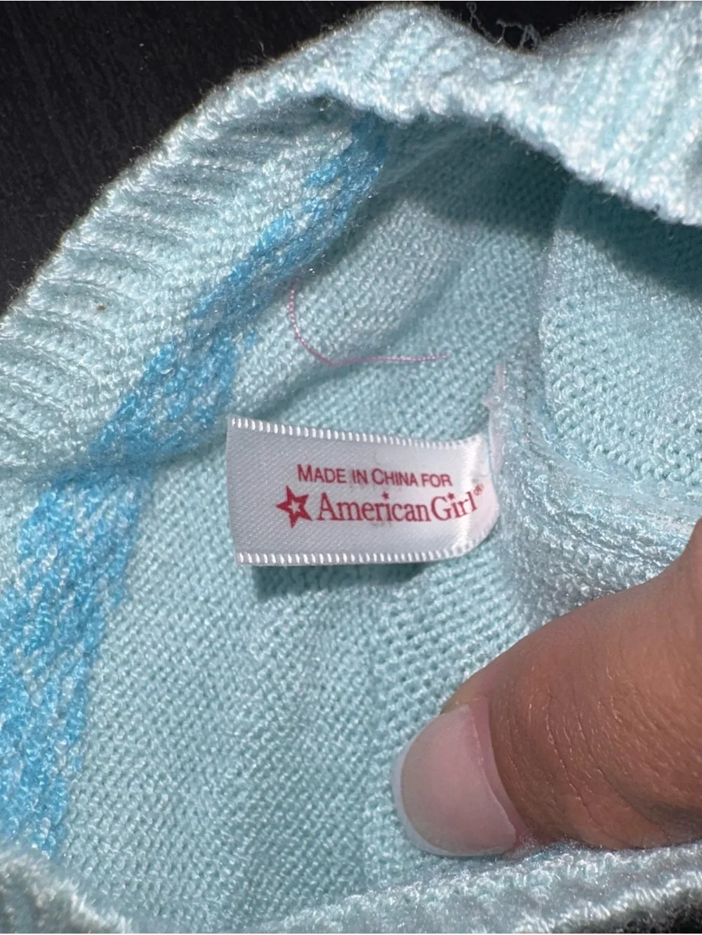 American Girl Doll Sweater and Grey Leggings